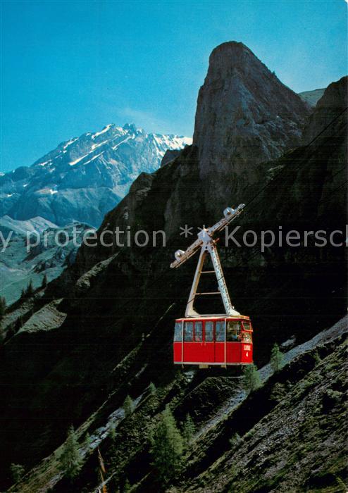 Seilbahn Cable-Car Telepherique Adelboden Berner Oberland