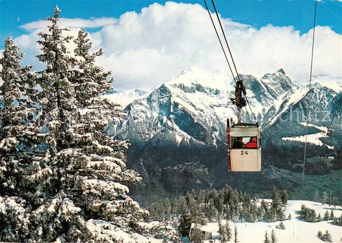 Seilbahn Cable-Car Telepherique Bergbahn Bad Ragaz Pardiel