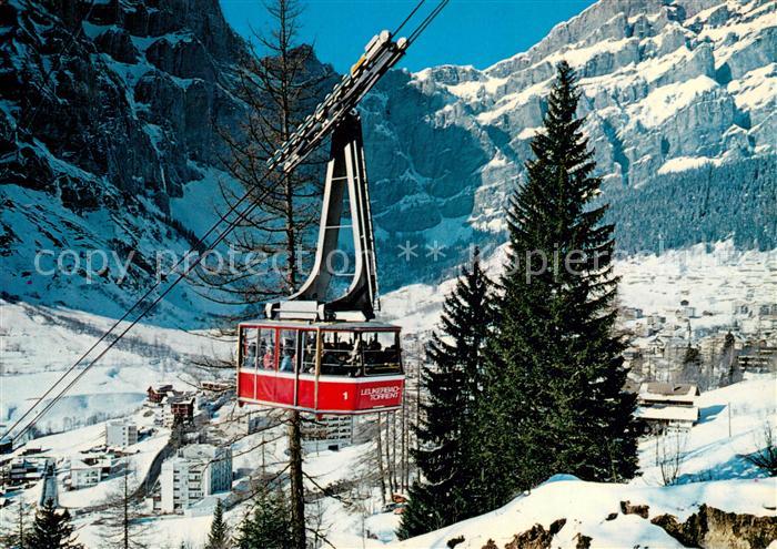 Seilbahn Cable-Car Telepherique Leukerbad Torrent Gemmiwand