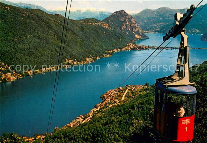 Seilbahn Cable-Car Telepherique Funivia Brusino Serpiano