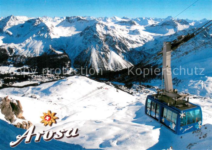 Seilbahn Cable-Car Telepherique Arosa Weisshorngopfel