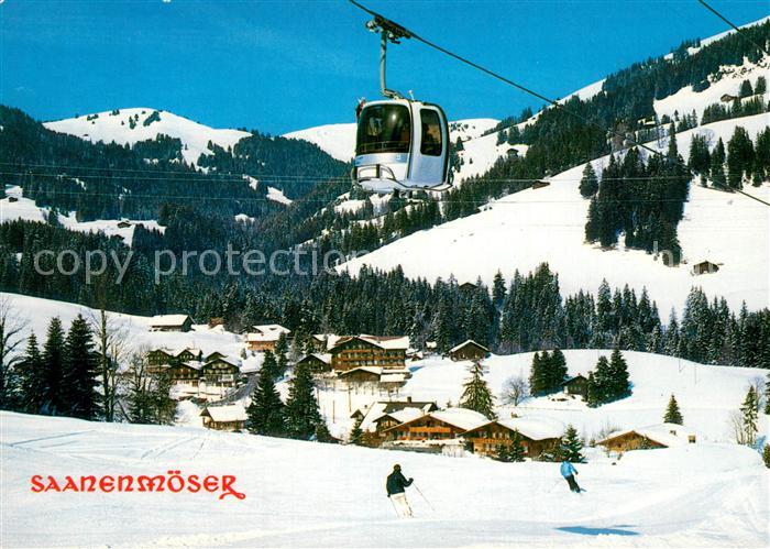 Seilbahn Cable-Car Telepherique Saanenmoeser