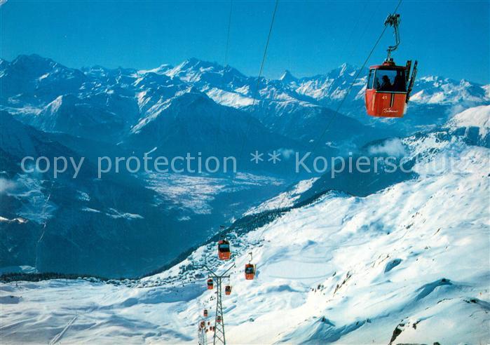 Seilbahn Cable-Car Telepherique Bettmerhorn Wallis