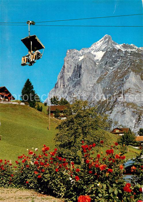 Sessellift Chairlift Telesiege Grindelwald Firstbahn Wetterhorn
