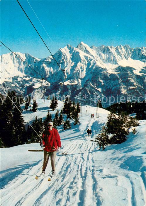 Skilift Schlepplift Remontees-Mecaniques Flumserberg Obersaess Sichelchamm
