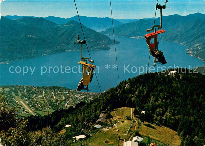 Sessellift Chairlift Telesiege Cardada Locarno Cimetta