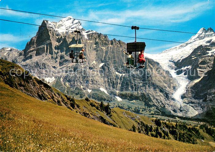 Sessellift Chairlift Telesiege Grindelwald BergbaHN fIRST