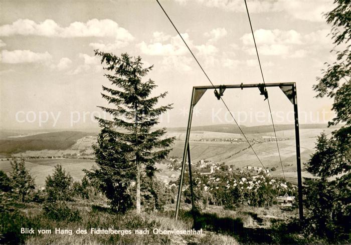 Sessellift Chairlift Telesiege Fichtelberg nach Oberwiesenthal