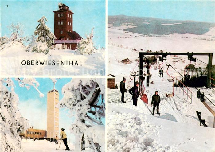 Sessellift Chairlift Telesiege Oberwiesenthal Hog Fichtelberghaus
