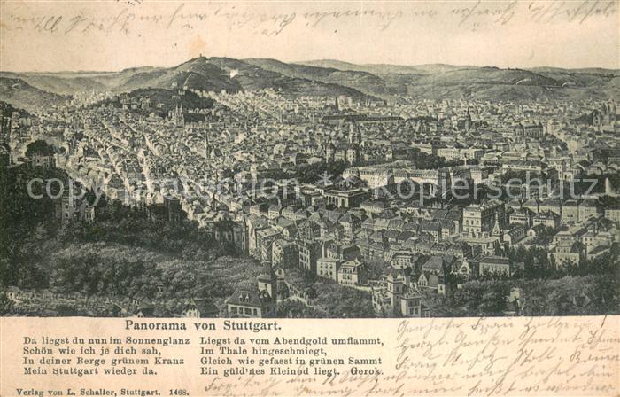 STUTTGART  CITY Panorama