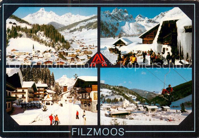 Filzmoos Panorama Teilansichten Sessellift