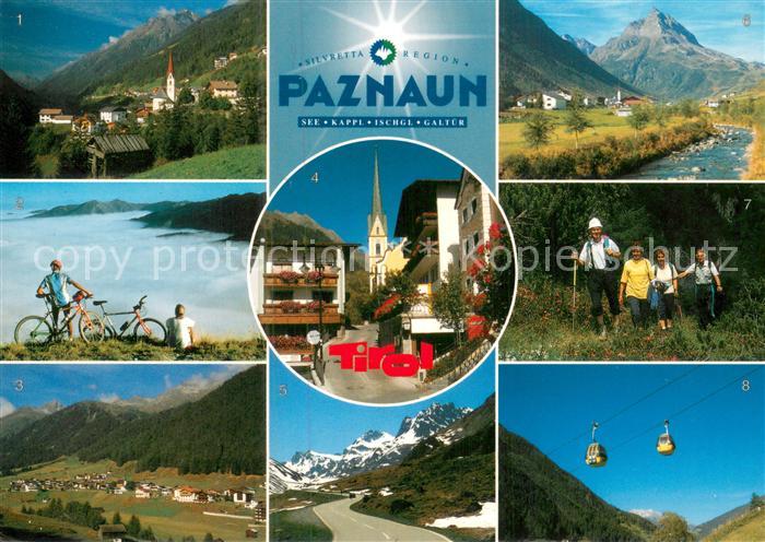 Paznaun Region Kappl Mountainbiking Mathon Ischgl Silvretta Galtuer Bergwandern