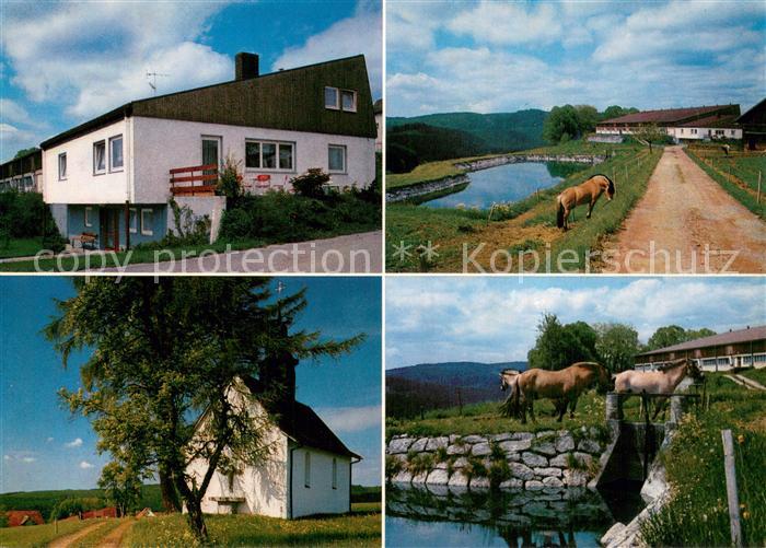 Grafenhausen Schwarzwald Hofgut Duerrenbuehl Kapelle Panorama