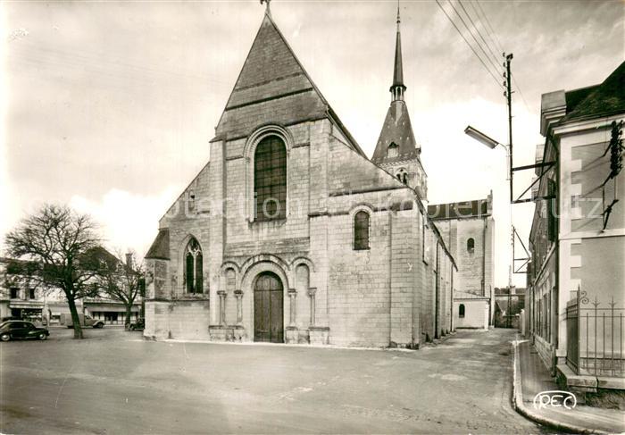 Selles-sur-Cher Eglise Roane Grand portail Quest style roman