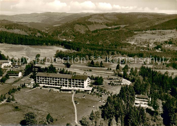 Hoechenschwand Schwarzwald BW Schwarzwald Hoehensanatorium Fliegeraufnahme