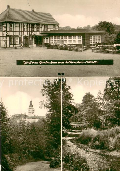 Falkenstein Harz HOG Gartenhaus Burg Falkenstein An der Selkemuehle