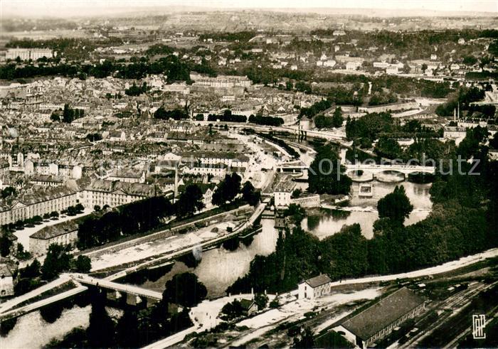 Besancon Doubs Vue aerienne pris de Bregille