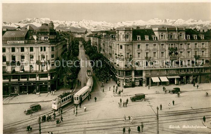 Strassenbahn Zuerich Bahnhofstrasse