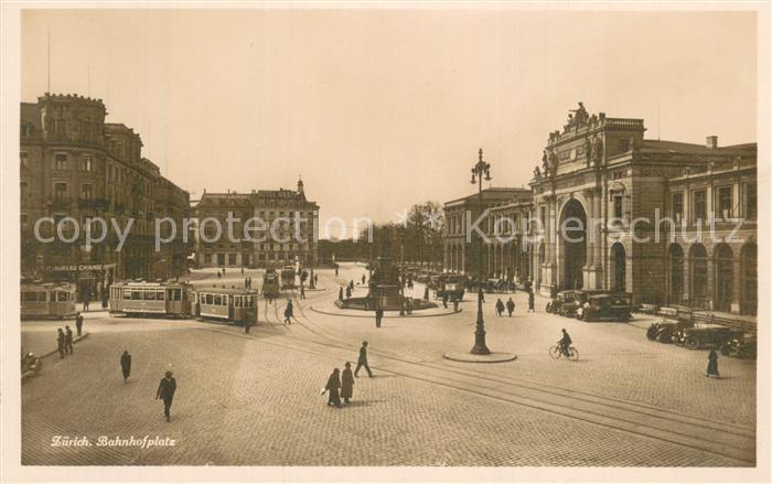 Strassenbahn Zuerich Bahnhofstrasse