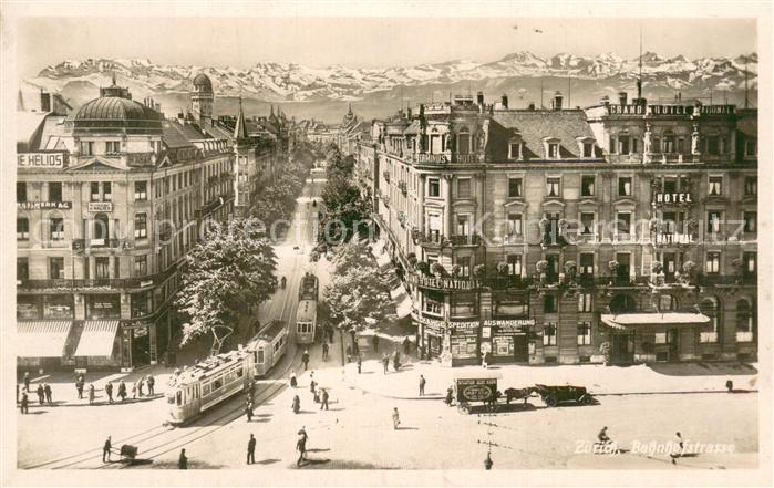Strassenbahn Zuerich Bahnhofstrasse