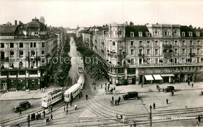 Strassenbahn Zuerich Bahnhofstrasse