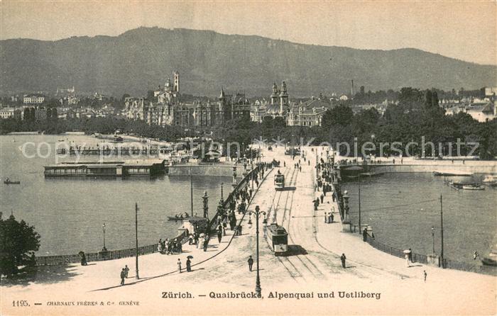 Strassenbahn Zuerich Quaibruecke