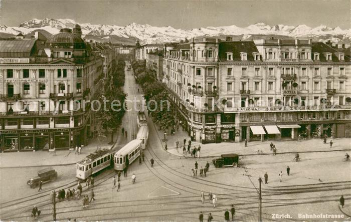Strassenbahn Zürich Bahnhofstrasse