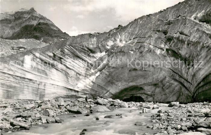Gletscher Lötschental das Gletschertor