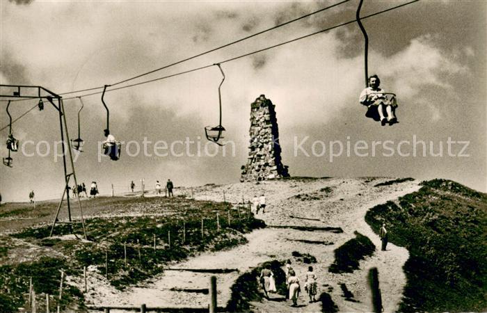 Sessellift Chairlift Telesiege Feldberg Schwebelift