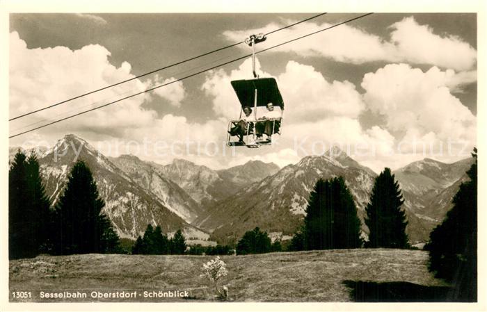Sessellift Chairlift Telesiege Obersdorf Schoenblick