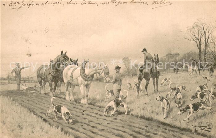 Jagd Chasse Hunting M.M.Vienne M.Munk Nr. 397