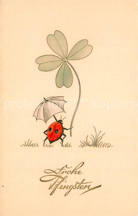 Pfingsten Pentecost Pentecote Marinkefer litho