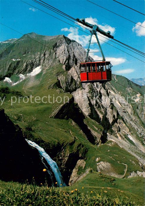 Seilbahn Cable-Car Telepherique Adelboden Berner Oberland Engstligen Wasserfall
