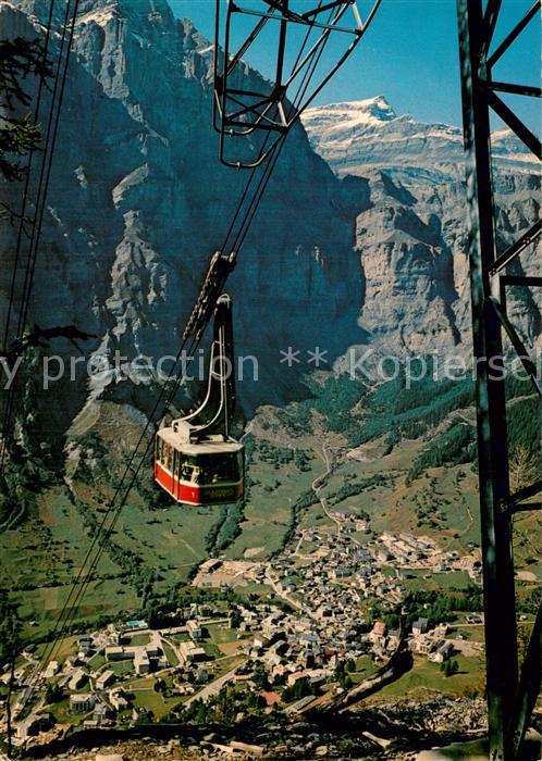 Seilbahn Cable-Car Telepherique Loeche les Bains Leukerbad