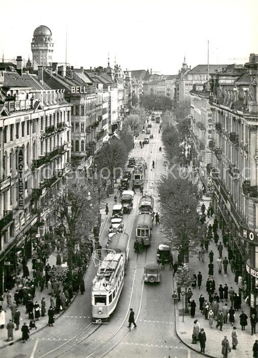 Strassenbahn Zuerich Bahnhofstrasse