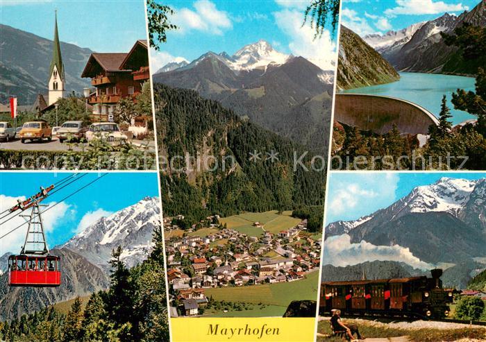 Seilbahn Cable-Car Telepherique Mayrhofen Schlegeisstausee Zillertal