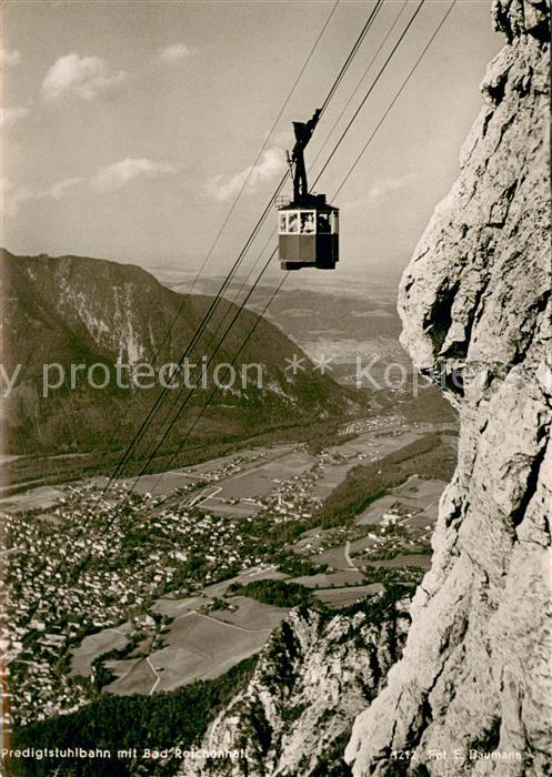 Seilbahn Cable-Car Telepherique Predigtstuhlbahn Bad Reichenhall
