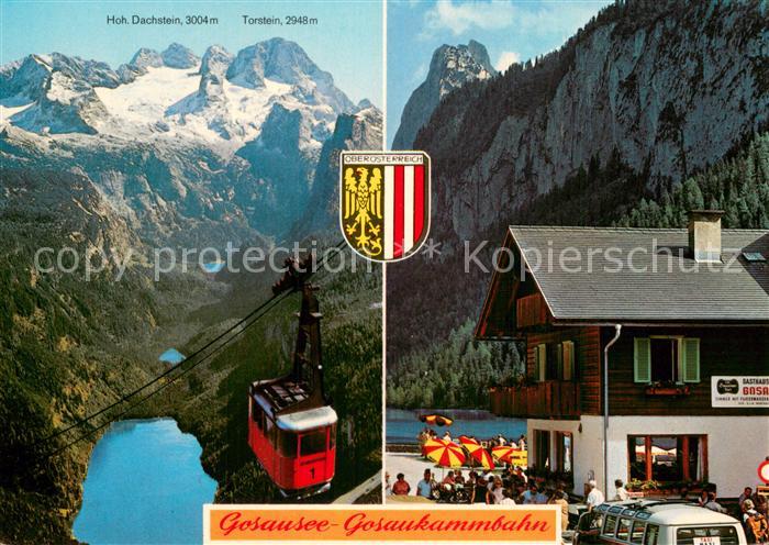 Seilbahn Cable-Car Telepherique Gosausee Gosaukammbahn