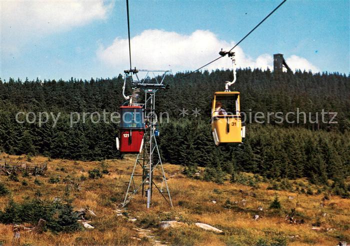 Seilbahn Cable-Car Telepherique Braunlage Oberharz Wurmberg