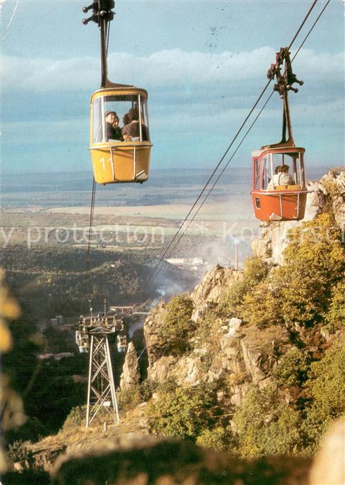 Seilbahn Cable-Car Telepherique Thale Harz Kr. Quedlinburg