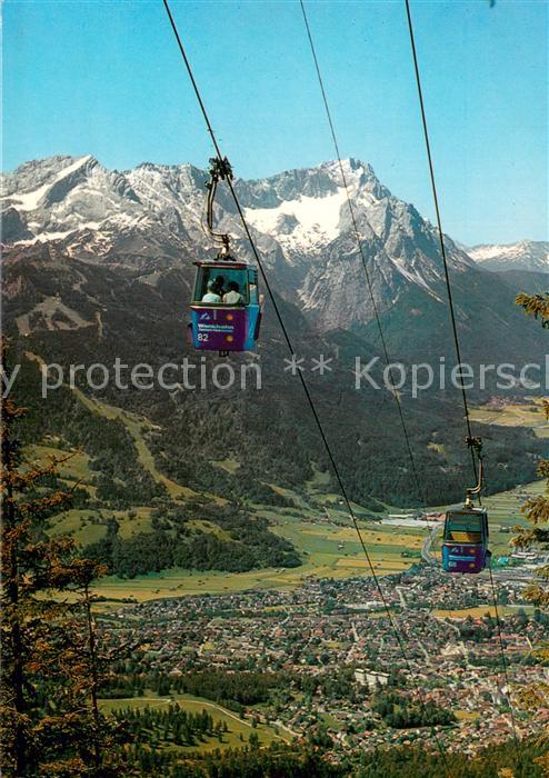 Seilbahn Cable-Car Telepherique Garmisch Partenkirchen