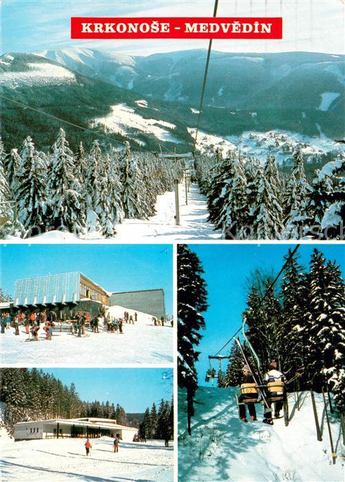 Sessellift Chairlift Telesiege Krkonose Medvedin