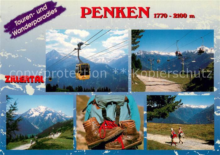 Seilbahn Cable-Car Telepherique Touren Wanderdorado Penken Zillertal