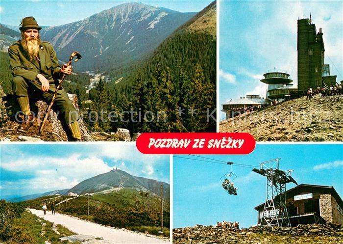 Sessellift Chairlift Telesiege Krkonose Snezka