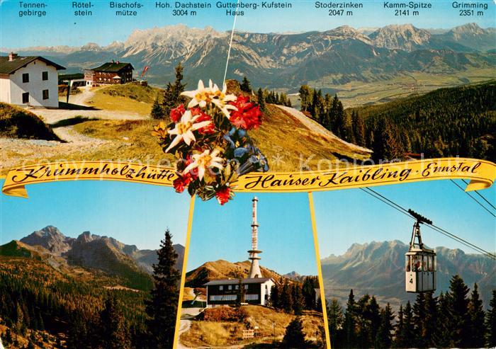 Seilbahn Cable-Car Telepherique Krummholz Hutte Hauser Kaibling Ennsfal