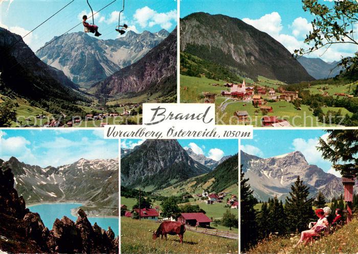 Sessellift Chairlift Telesiege Brand Vorarlberg oestereich