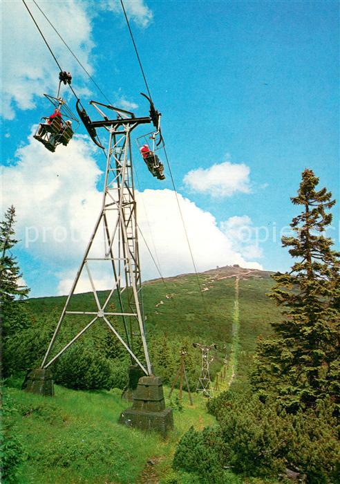 Sessellift Chairlift Telesiege Krkonose Lanovka na Snezku