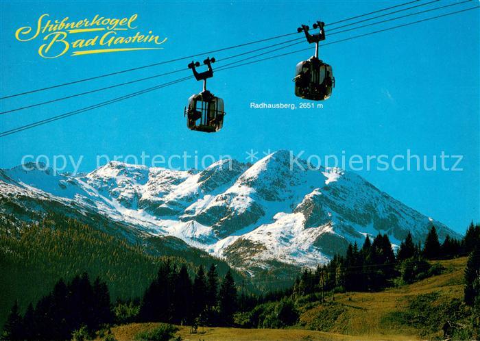 Seilbahn Cable-Car Telepherique Badgastein Radhausberg