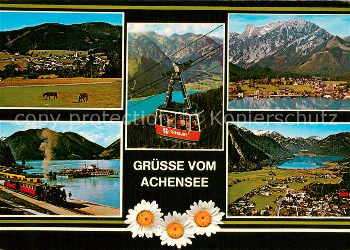 Seilbahn Cable-Car Telepherique Achensee Tirol