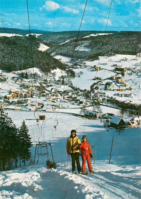 Skilift Schlepplift Remontees-Mecaniques Warmensteinach im Fichtelgebirge Skilif
